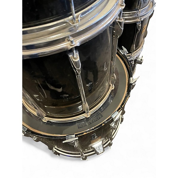 Used Yamaha 7 Piece Rock Tour Custom Black Drum Kit