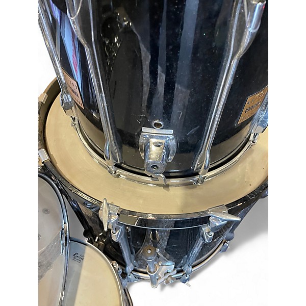 Used Yamaha 7 Piece Rock Tour Custom Black Drum Kit