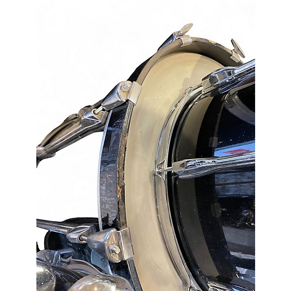 Used Yamaha 7 Piece Rock Tour Custom Black Drum Kit