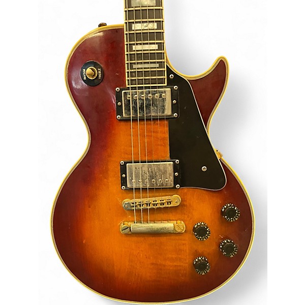 Vintage 1983 Gibson Les Paul Custom Cherry Sunburst Solid Body Electric Guitar