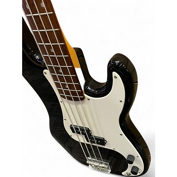 Used Squier Affinity Precision Bass Black Electric Bass Guitar
