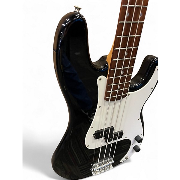 Used Squier Affinity Precision Bass Black Electric Bass Guitar