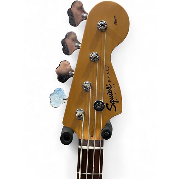 Used Squier Affinity Precision Bass Black Electric Bass Guitar