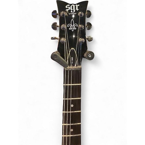 Used Schecter Guitar Research S-1SGR Red Solid Body Electric Guitar