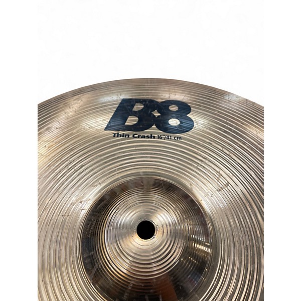 Used SABIAN 16in B8 Thin Crash Cymbal