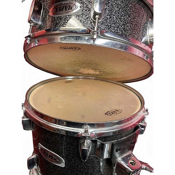 Used Mapex 5 Piece Drum set Gray Marble Drum Kit