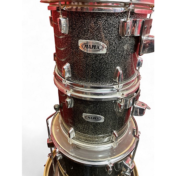 Used Mapex 5 Piece Drum set Gray Marble Drum Kit