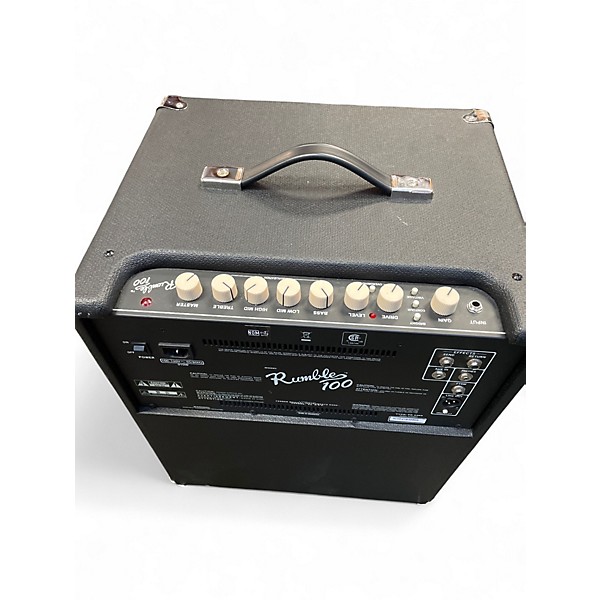 Used Fender Rumble V3 100W 1x12 Bass Combo Amp