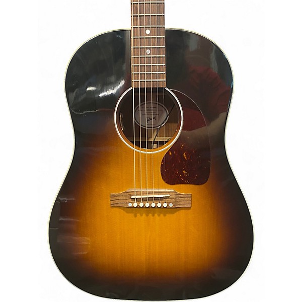 Used 2023 Gibson J45 Standard Vintage Sunburst Acoustic Electric Guitar