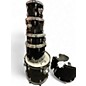 Used Pearl 5 Piece ROADSHOW Black Drum Kit thumbnail