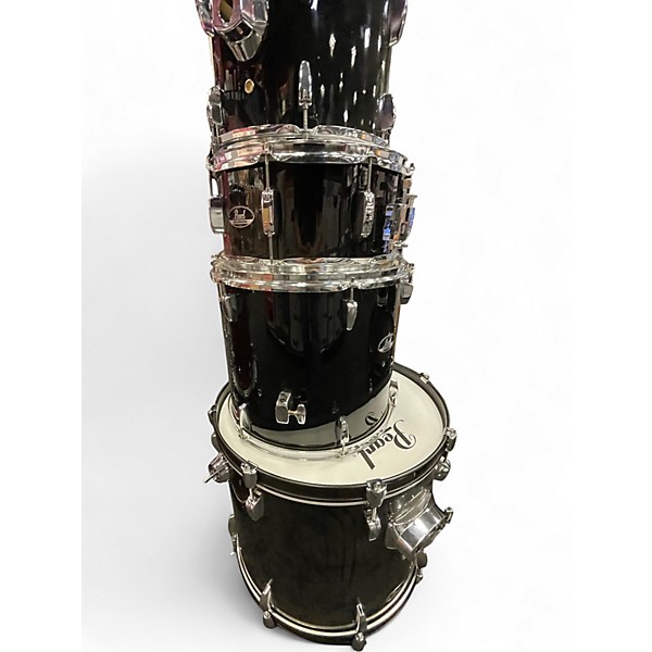 Used Pearl 5 Piece ROADSHOW Black Drum Kit