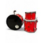 Used Gretsch Drums 3 Piece Broadkaster II RED Drum Kit thumbnail