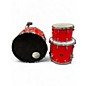 Used Gretsch Drums 3 Piece Broadkaster II RED Drum Kit
