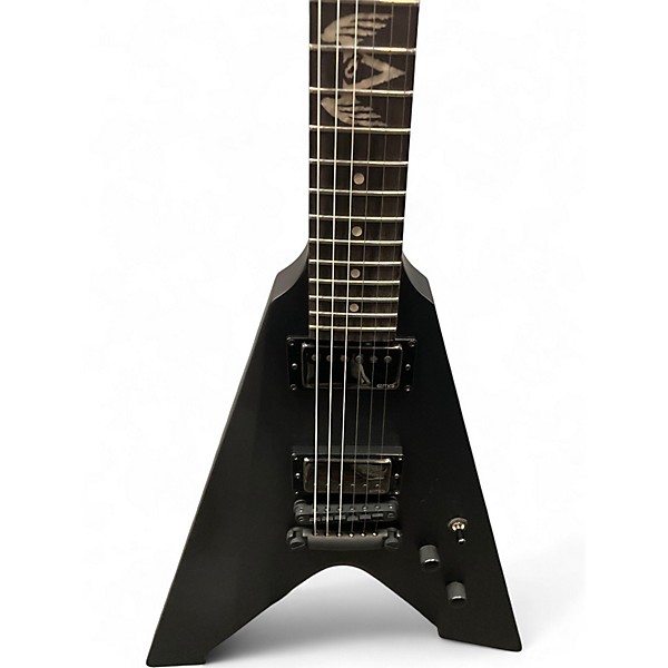Used ESP VULTURE Satin Black Solid Body Electric Guitar