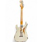 Used Fender CUSTOM SHOP 1960 STRAT HEAVY RELIC Olympic White over 3-Tone Sunburst Solid Body Electric Guitar