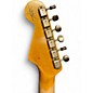 Used Fender CUSTOM SHOP 1960 STRAT HEAVY RELIC Olympic White over 3-Tone Sunburst Solid Body Electric Guitar