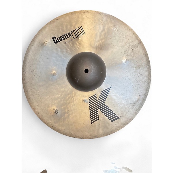 Used Zildjian 18in K Cluster Crash Cymbal
