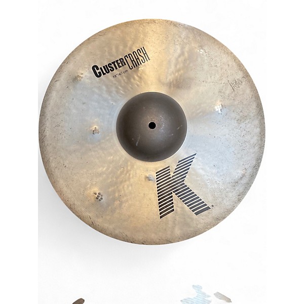 Used Zildjian 18in K Cluster Crash Cymbal