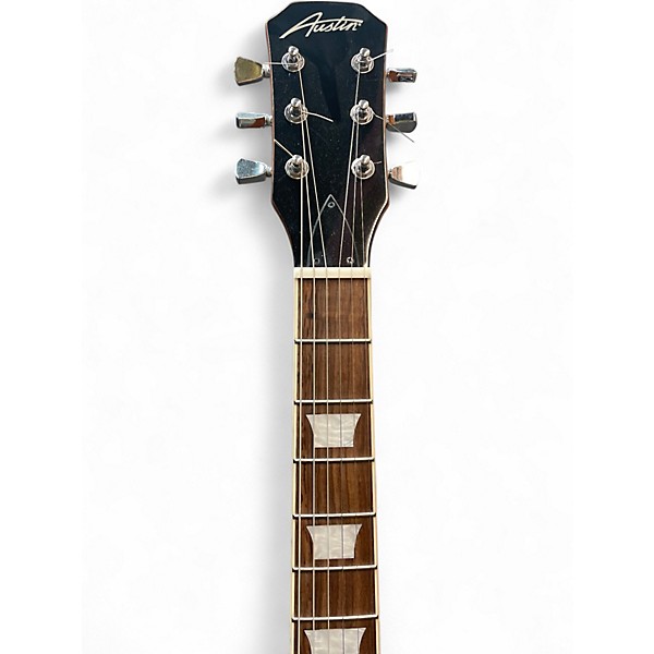 Used Austin archtop lp style Gold Top Solid Body Electric Guitar