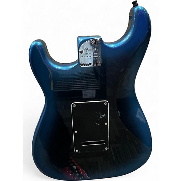 Used Fender American Professional II Stratocaster DARK NIGHT Solid Body Electric Guitar