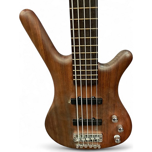 Used Warwick Corvette Standard 5 String Bubinga Electric Bass Guitar