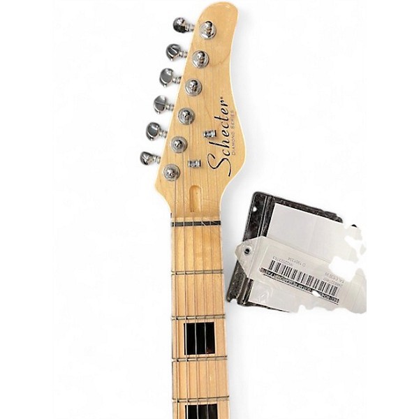 Used Schecter Guitar Research PT FASTBACK Olympic White Solid Body Electric Guitar