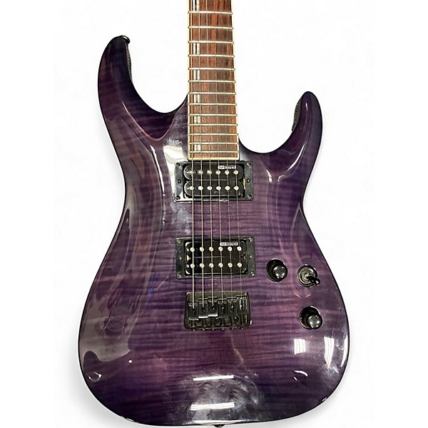 Used ESP LTD H200 Trans Purple Solid Body Electric Guitar