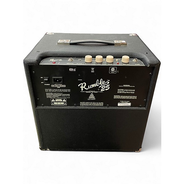 Used Fender Rumble 25 25W 1x10 Bass Combo Amp