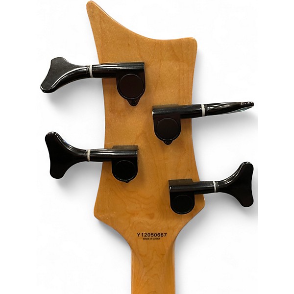 Used Dean Edge 09 LH Black Electric Bass Guitar