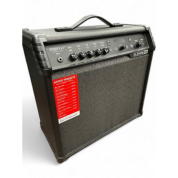 Used Line 6 Spider V 60 1x10 Guitar Combo Amp