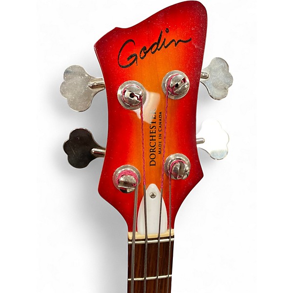 Used Godin Dorchester Sunburst Maple Electric Bass Guitar