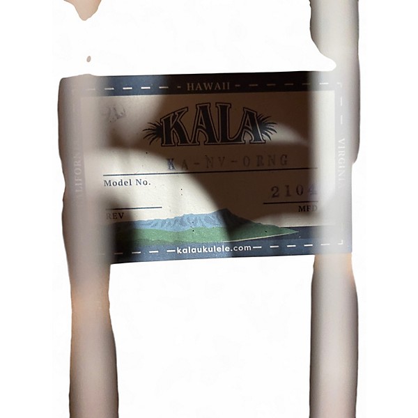 Used Kala KA-NV ORANGE Ukulele