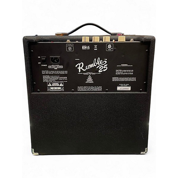 Used Fender Rumble 25 25W 1x10 Bass Combo Amp