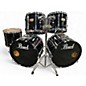 Used Pearl 5 Piece MLX Piano Black Drum Kit thumbnail