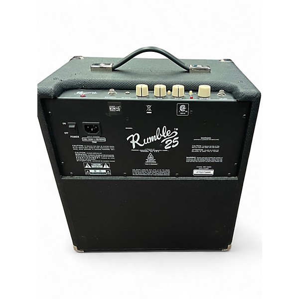 Used Fender Rumble 25 25W 1x8 Bass Combo Amp