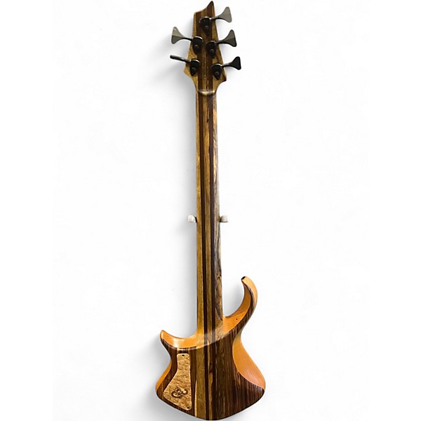 Used Warrior Dran Michael Wild Spalted Maple Electric Bass Guitar