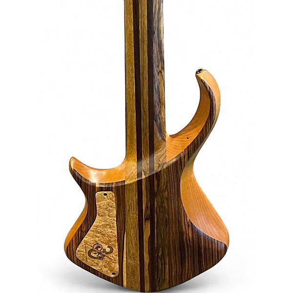 Used Warrior Dran Michael Wild Spalted Maple Electric Bass Guitar