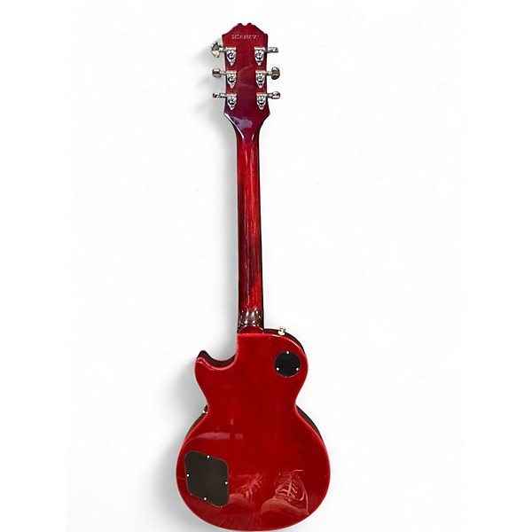 Used Epiphone Les Paul Custom Widow Red Burst Solid Body Electric Guitar