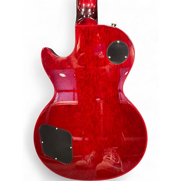 Used Epiphone Les Paul Custom Widow Red Burst Solid Body Electric Guitar