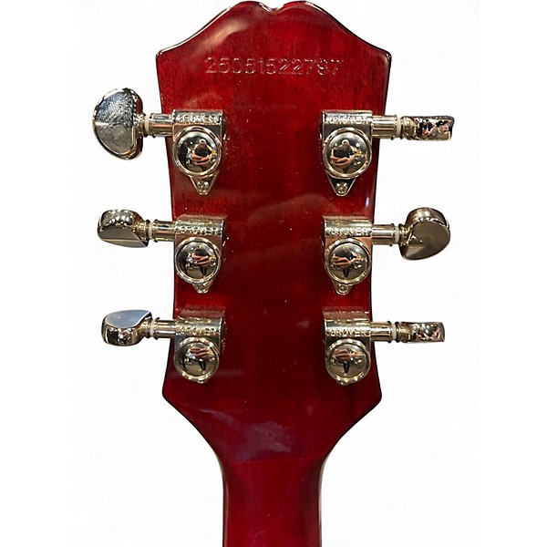 Used Epiphone Les Paul Custom Widow Red Burst Solid Body Electric Guitar