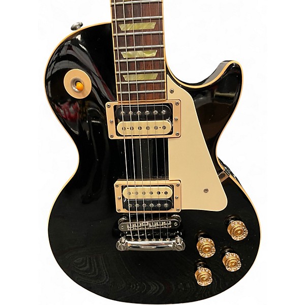 Used 2008 Gibson Les Paul Classic Ebony Solid Body Electric Guitar