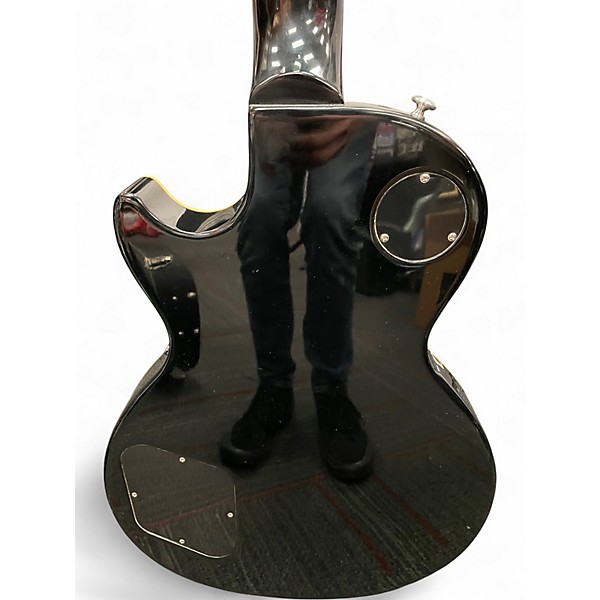 Used 2008 Gibson Les Paul Classic Ebony Solid Body Electric Guitar