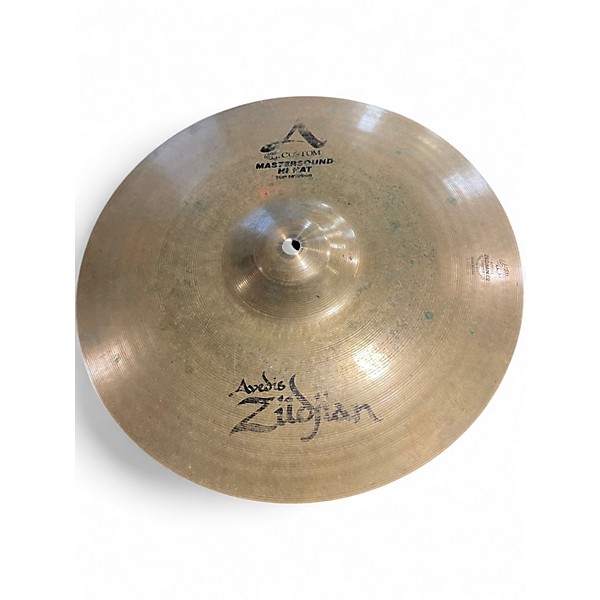 Used Zildjian 14in A Custom Hi Hat Pair Cymbal