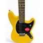 Used Squier Sonic Mustang Yellow Solid Body Electric Guitar