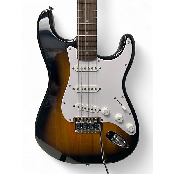 Used Squier Standard Stratocaster 2 Color Sunburst Solid Body Electric Guitar