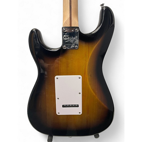 Used Squier Standard Stratocaster 2 Color Sunburst Solid Body Electric Guitar