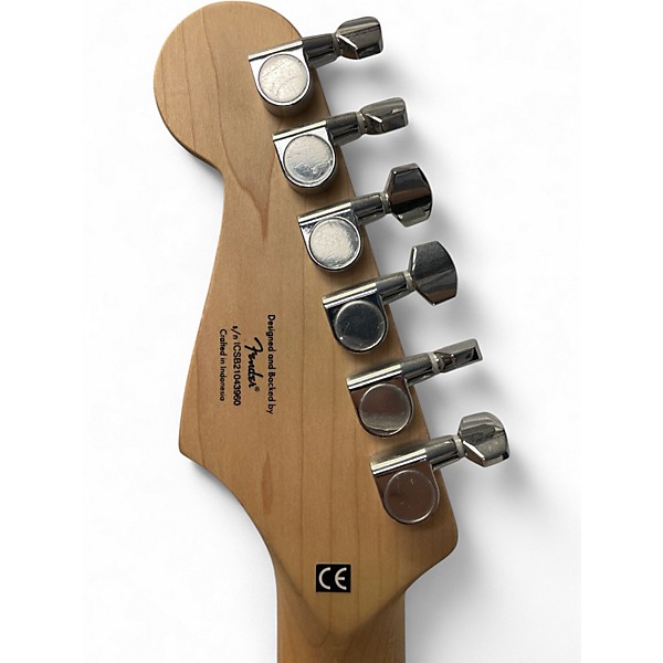 Used Squier Standard Stratocaster 2 Color Sunburst Solid Body Electric Guitar