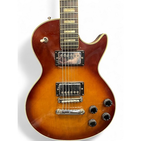 Used Hondo Les Paul copy SUNBURST Solid Body Electric Guitar