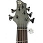 Used Ibanez BTB605 Transparent Gray Flat Electric Bass Guitar
