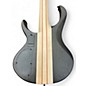 Used Ibanez BTB605 Transparent Gray Flat Electric Bass Guitar